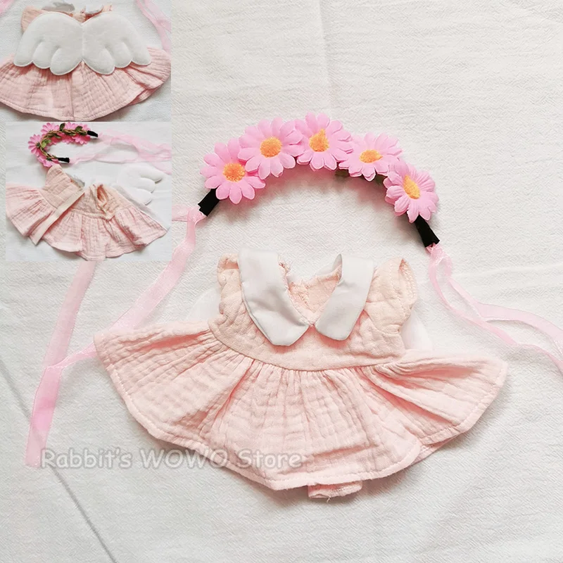 Doll Clothes Fit 25cm Baby Dolls 1/6 BJD Doll  Accessories New Born Outfits Cute Dress Suit Girls Children Gifts 21