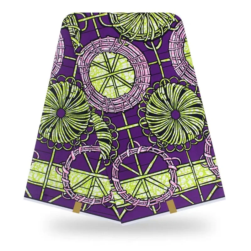 Miss. L последние Анкара воск Высокое качество Африканский воск в хлопок 6 ярдов/шт для свадебного украшения SP19S12112