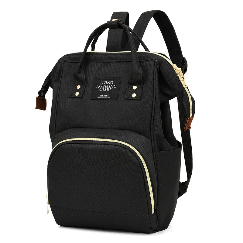 

new partwork fashion women backpack casual mother shoulder bag function daypacks more pocket for bottle computer bag