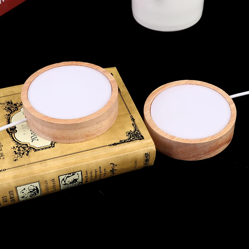 lamp base led lamp base round wooden for crystals glass ball