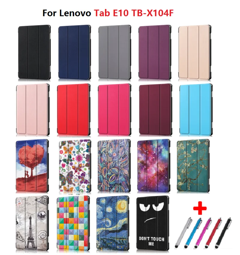 Чехол для Lenovo YOGA Tab E10 10 1 чехол планшета Funda Модный Цветной TB-X104F TB X104F TB-X104L |