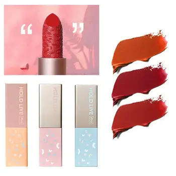 

1pcs Professional Matte Lipstick Women Long Lasting Red Batom Sexy Moisturizing Waterproof Lip Gloss Non-fading Persistent