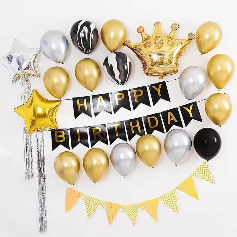 Share 141+ metallic party decorations best vova.edu.vn