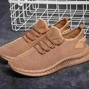 

39-44 Size Sports shoose Men Mesh Sneakers Casual Flat Breathable Comfortable Fitness Hiking Shoes Men Footwear