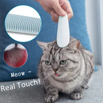 

Pet Cat Clean Tongue Portable Multi-purpose Simulated Cat Tongue Comb Tongue Comb Massage Combs Pet Hair Care Tools