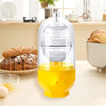 

Perfect Eggs Yolk Mixing Whisk Inside Golden Egg Stiring Blend Maker Puller Kitchen Utensils Shaker Egg Cooking Tool
