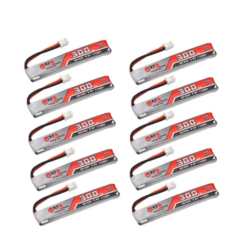 

10PCS GAONENG GNB 1S 300mAh 3.8V 30C/60C LiHV Lipo battery PH2.0 Plug for UK65 US65 Happymodel Mobula7Snapper BetaFPV 65S Drone
