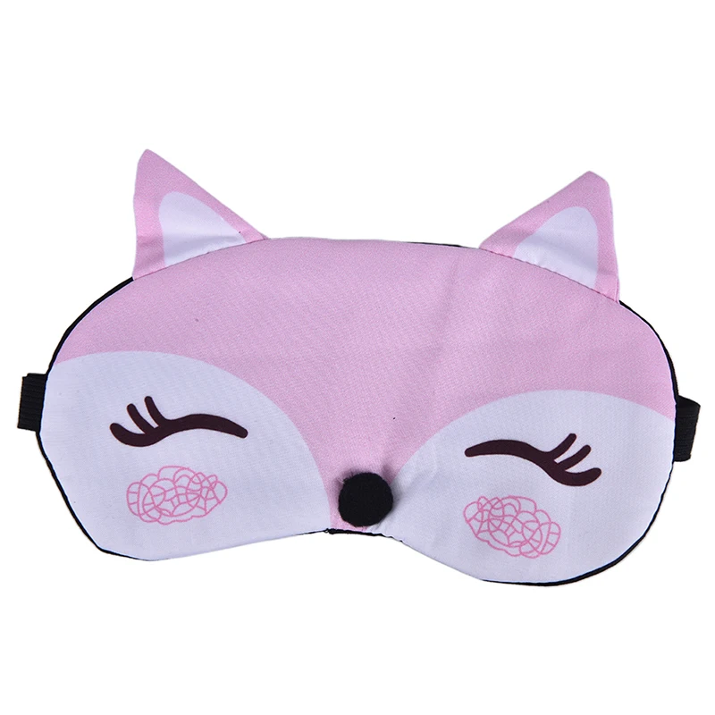 Set Of 4 Cute Sleep Blindfold, Eye Mask Soft Fluffy Shade Cover Rest