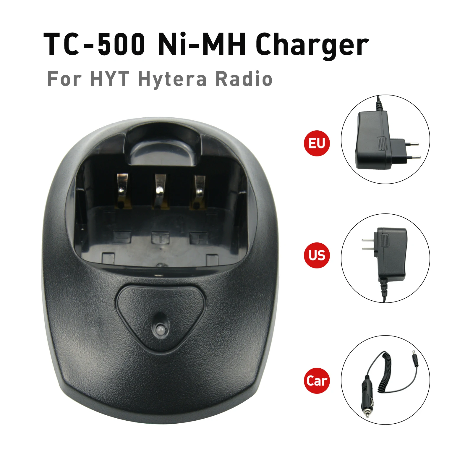 Caricatore Da Tavolino Rapido Del Walkie-Talkie Di Alta Qualità Per Hyt Hytera Tc-500 Tc500 Radio Bidirezionale