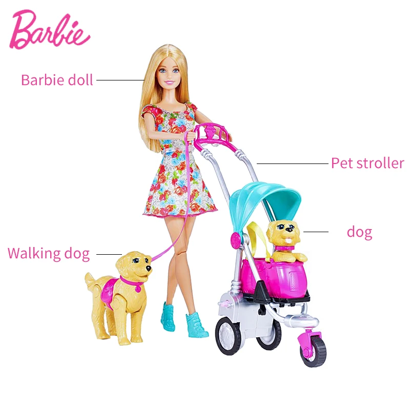 Stroller Toy Set Barbie Cnb21 Girl 
