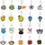 DIY Handmade Craft Bead Cross Stitch Keychain Печатная Вышивка Рукоделие Брелок Комплект для Женщины Девушки Ювелирные Изделия Подарок Рюкзак