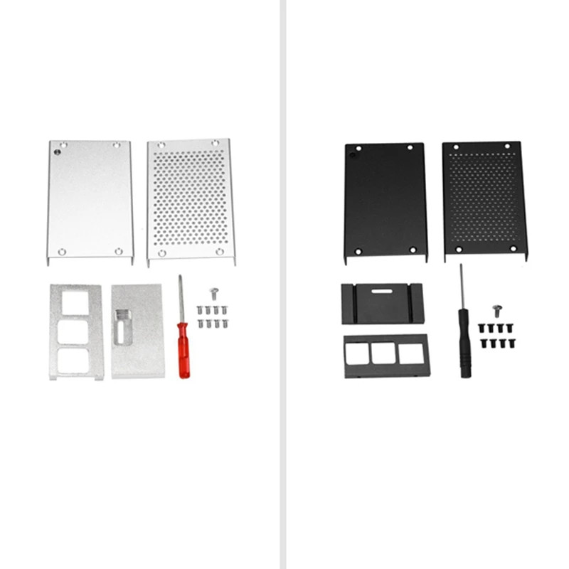 For Raspberry Pi 4 Case RPI Aluminum 4B Metal Shell Enclosure Model B | Электроника