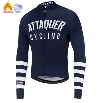 

Attaquer long sleeve cycling Jersey 2020 Men's team Autumn winter Thermal fleece cycling clothing ropa ciclismo