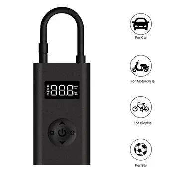 

Mini Tire Inflator Portable Handheld Pump Digital Air Compressor With LED Lighting Tyre For Bicycle Motorcycle Ball Rechargeable