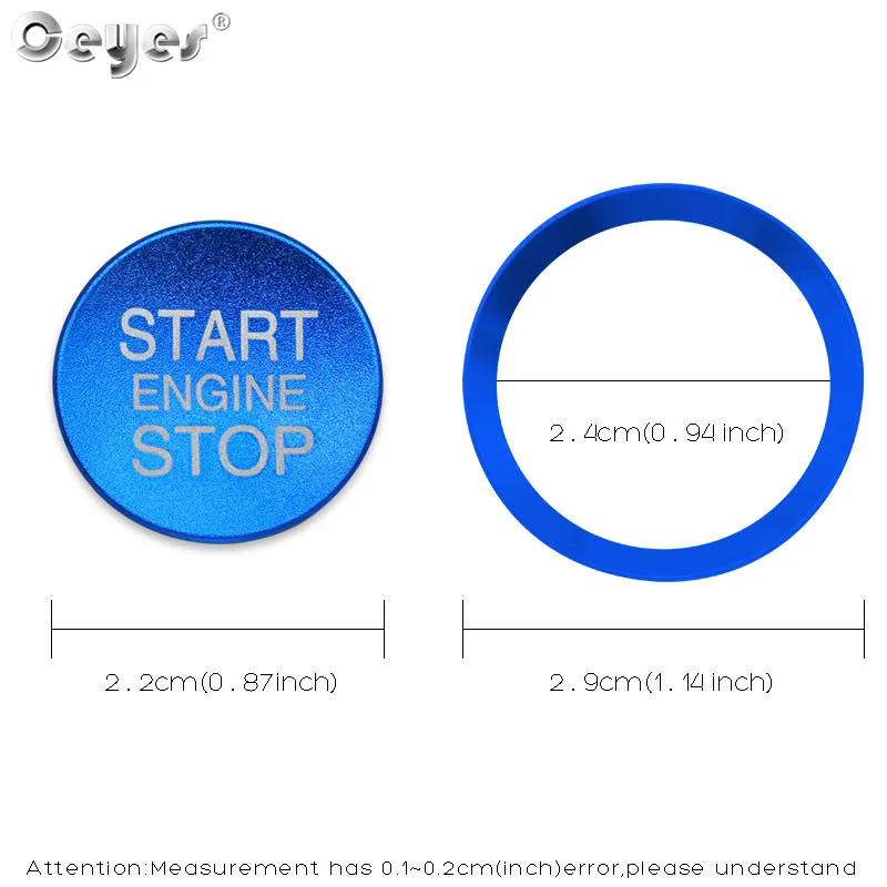 Car Stickers For Alfa Romeo Stelvio 159 Mito Giulia Auto Ignition Push Engine Start Stop Button Cap Ring Covers Case Car Styling car sticker covers