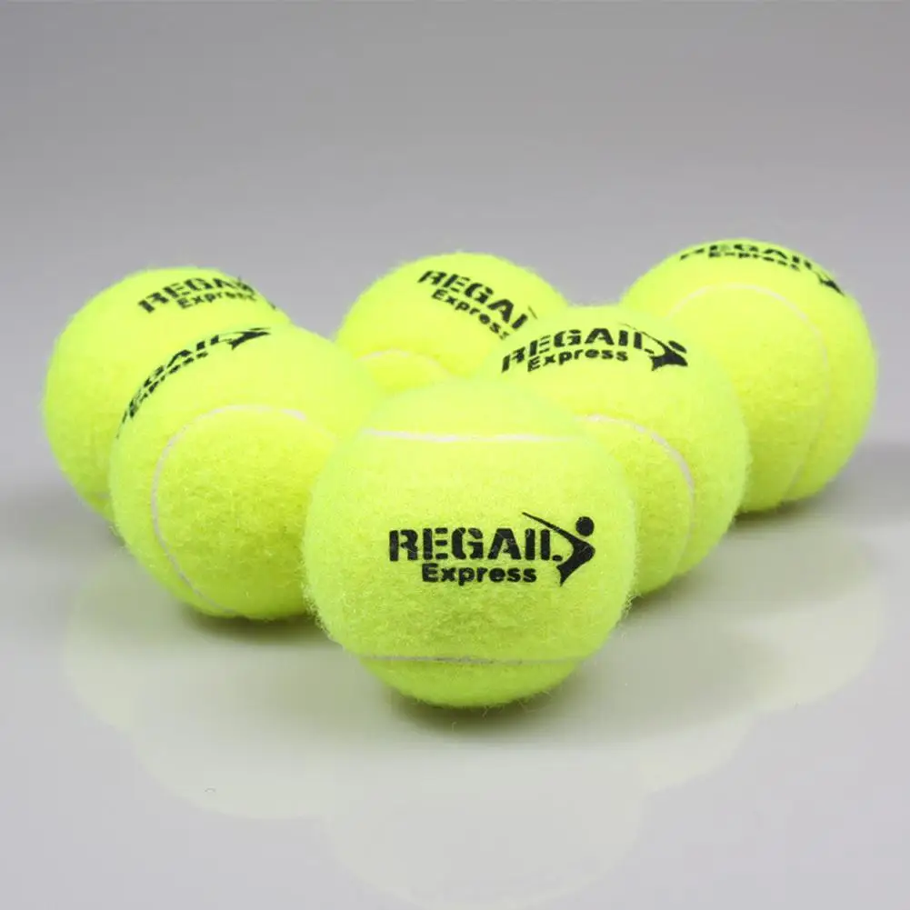 Professional Rubber Tennis Ball High Resilience Durable Tennis Practice Ball for School Club Competition Training Exercises Hot