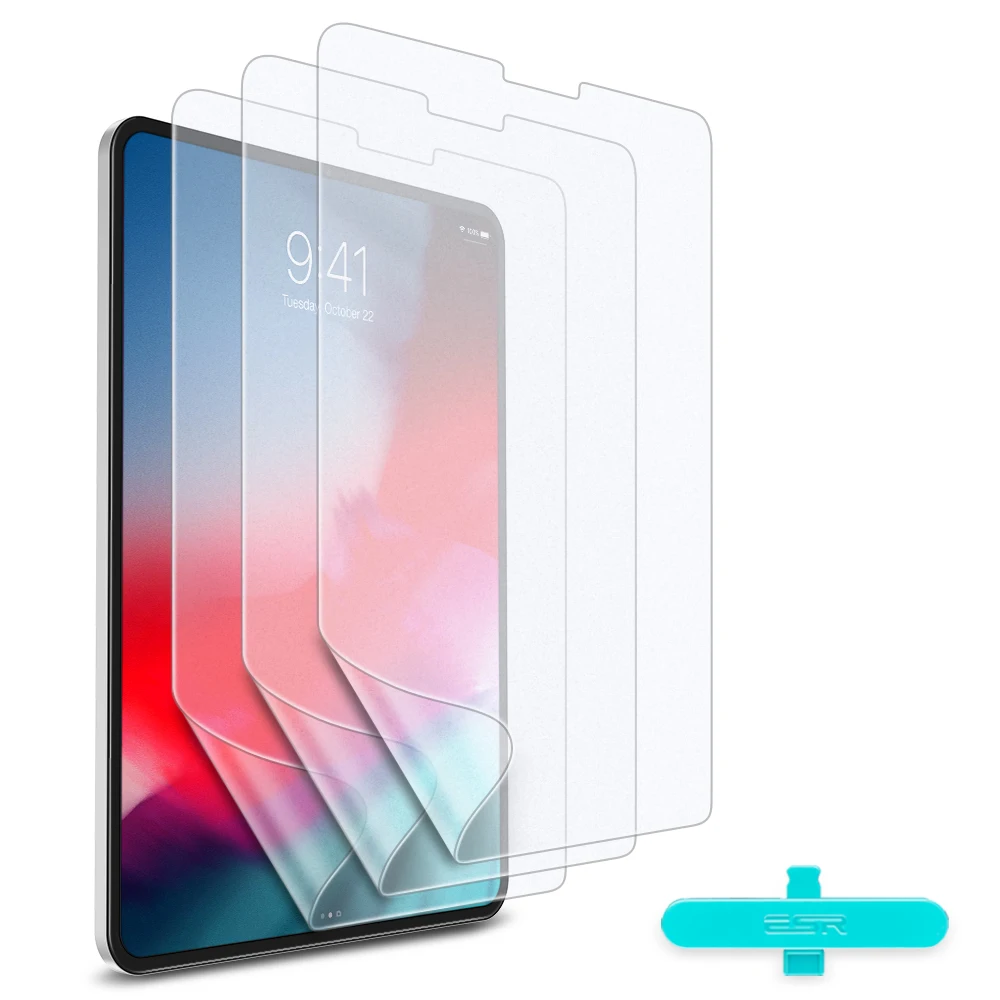 3 шт ESR матовая защитная пленка для экрана для iPad Pro 12,9 Антибликовая устойчивая к отпечаткам пальцев матовая пленка из ПЭТ с трещинами - Цвет: 3PCS