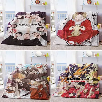 

Anime Haikyuu!! soft Warm Coral Fleece Plush Throw Blanket Bed rug 100*150cm Flannel Bedroom Sheet Cosplay Winter Blanket