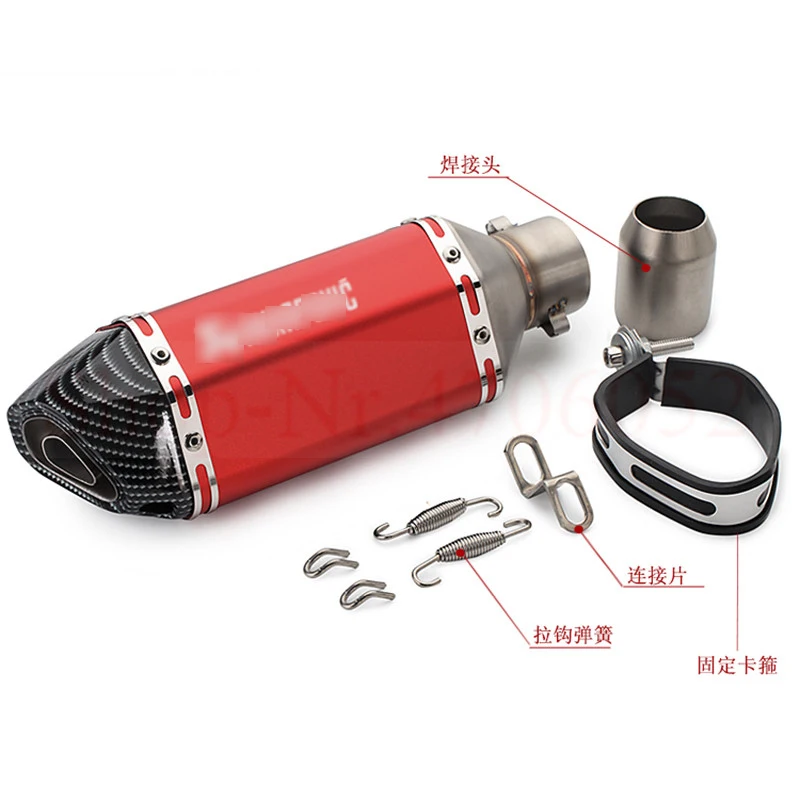 Универсальный выхлоп для мотоцикла akrapovic, выхлоп для мотоцикла db killer 51 мм для honda nc750x msx 125 acerbis mt03 pitbike