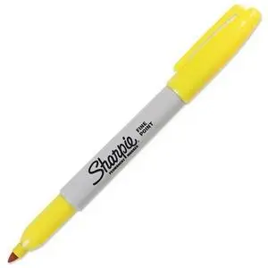 Permanent Marker 1 Pcs Sharpie Fine Point Round Toe Black Ink Permanent Marker for Paper Plastic Metal Glass for Office Industrial Paint Writing
