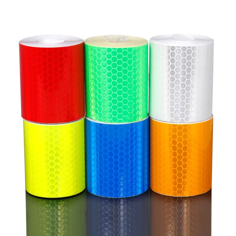 

5cmx3m Reflective Tape Bicycle Stickers Adhesive Tape Waterproof Night Safety Warning Reflective Stripe Cycling Stickers