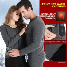 ZYNNEVA зимний комплект нижнего белья для катания на лыжах с электрическим подогревом, женские термопальто с длинным рукавом, парные рубашки с подогревом, Походные штаны GC4202