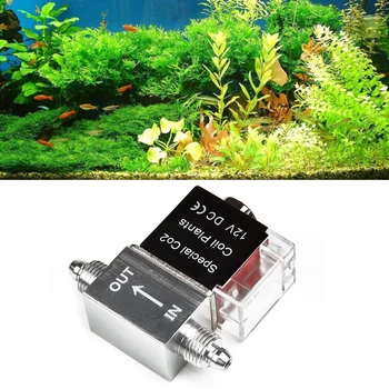 

1 Pcs Valve Regulator High quality Temperature Magnetic Solenoid Valve Solenoid 1.6W CO2 Aquarium EU Plug 2020 Hot Sale