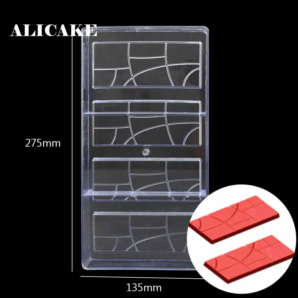 

Chocolate Mold Polycarbonate Bar Mold Bakery Tools Pastry Baking Tools Plastic Chocolat Moule