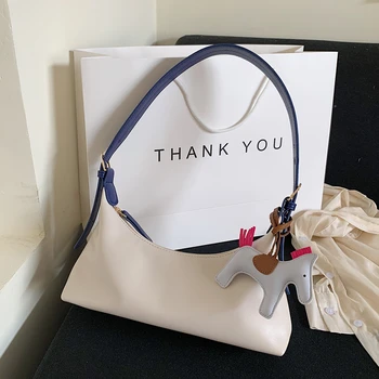 

On the new texture white 2020 popular summer fashion versatile one-shoulder Ins ultra hot dumpling bag