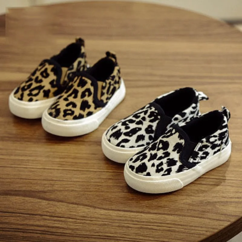 

Childrens Shoes Spring And Autumn New Leopard Childrens Canvas Shoes Mens And Womens Cloth Shoes Sports Casual Shoes Baby Shoes