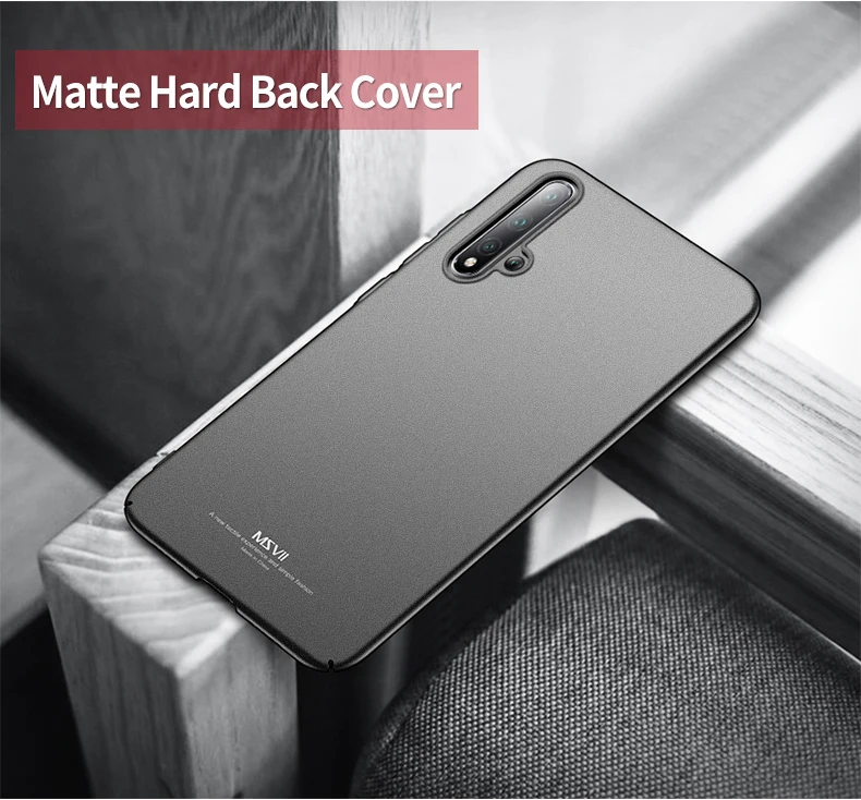 Для huawei Nova 5 Pro Чехол MSVII матовый чехол для huawei Nova 5i Pro Жесткий чехол из поликарбоната для huawei Nova 5T 5Z Nova5 Pro Чехол для телефона s
