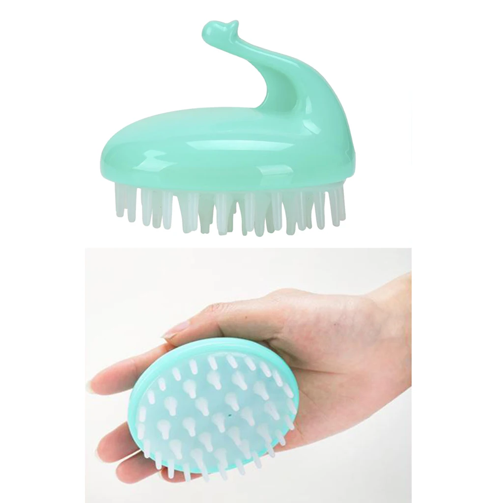 Baby Kids Manual Shampoo Brush Scalp Massage Brush Soft Silicone Exfoliate for Wife Gifts