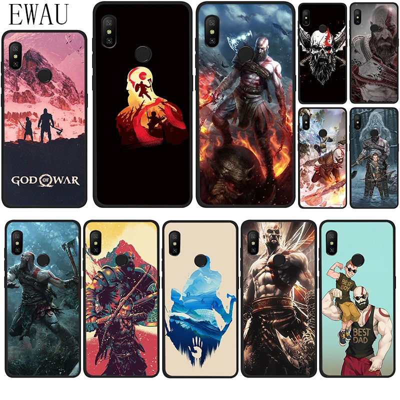 Силиконовый чехол для телефона EWAU God Of War Xiaomi Redmi Note 4 4X 5 6 7 8 Pro 5A Prime 8T | Мобильные