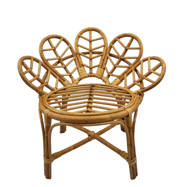 Newborn Photography Props Vintage Bamboo Flower Chair Prop Basket Container Photography Bed Newborn Photo Posing Prop Baby Crib