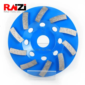 

Raizi 5 Inch/125mm Concrete Grinding Wheel For Angle Grinder With 22.23 mm Bore
