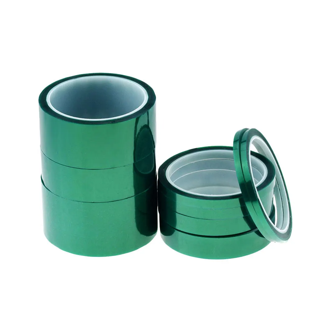 33M Green PET Tape 5mm-300mm Heat-resistant High Temperature Shielding for PCB Solder Plating Insulation Protection | Обустройство