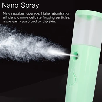 

Portable USB Nano Mist Sprayer Facial Body Nebulizer Steamer Moisturizing Skin Care Tools 30ml Face Spray Beauty Instruments