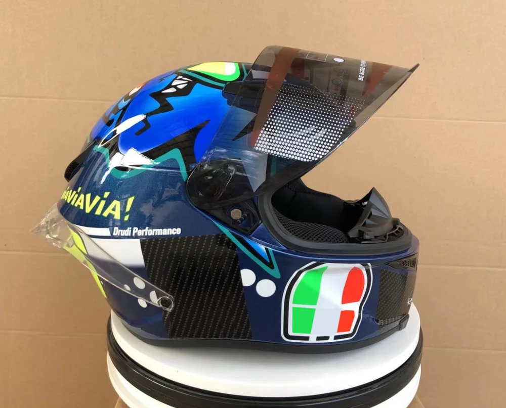 Full Face sharks Misan-o viavia Motorcycle Helmet racing helmet