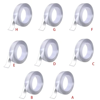 

1/2/3/5 Meter Nano Traceless Double Sided Tape Strong Transparent Waterproof Cleanable Adhesive Tape for Home Bathroom Kitchen