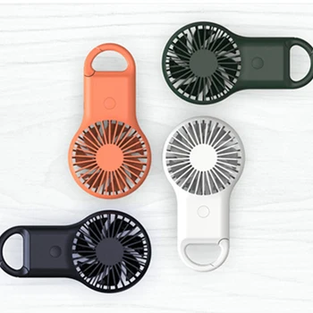 

Hot-selling New Le Buckle Mini Fan USB Rechargeable 800mAh Climbing Outdoor Portable Small Fan Colorful Light 3 Files Mini Fan