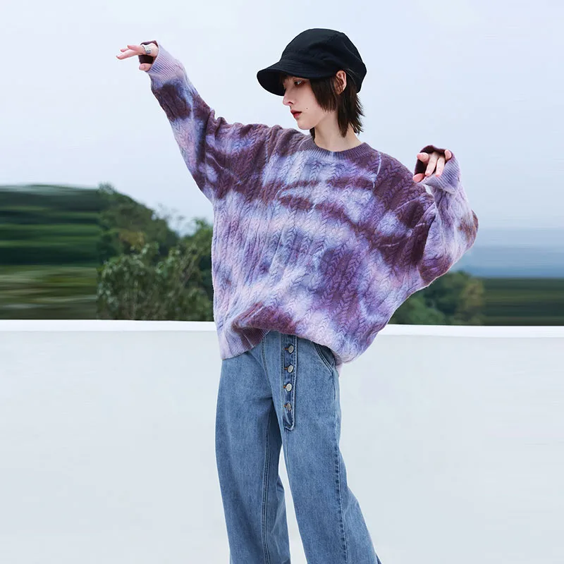 Winter Warm Sweaters Women 100% Cashmere and Wool