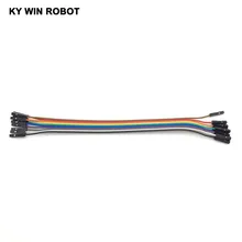 10 шт. dupont кабель Перемычка провода dupont линия Женский dupont линия 20 см 2,54 мм 1P для arduino DIY KIT