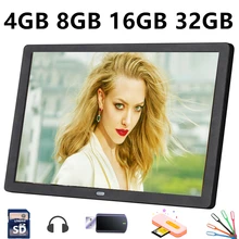 Новинка, 10 дюймов, Экран светодиодный Подсветка HD 1024*600 цифровая фоторамка электронный альбом для фотографий Музыка Фильмы Функция, хороший подарок для ребенка