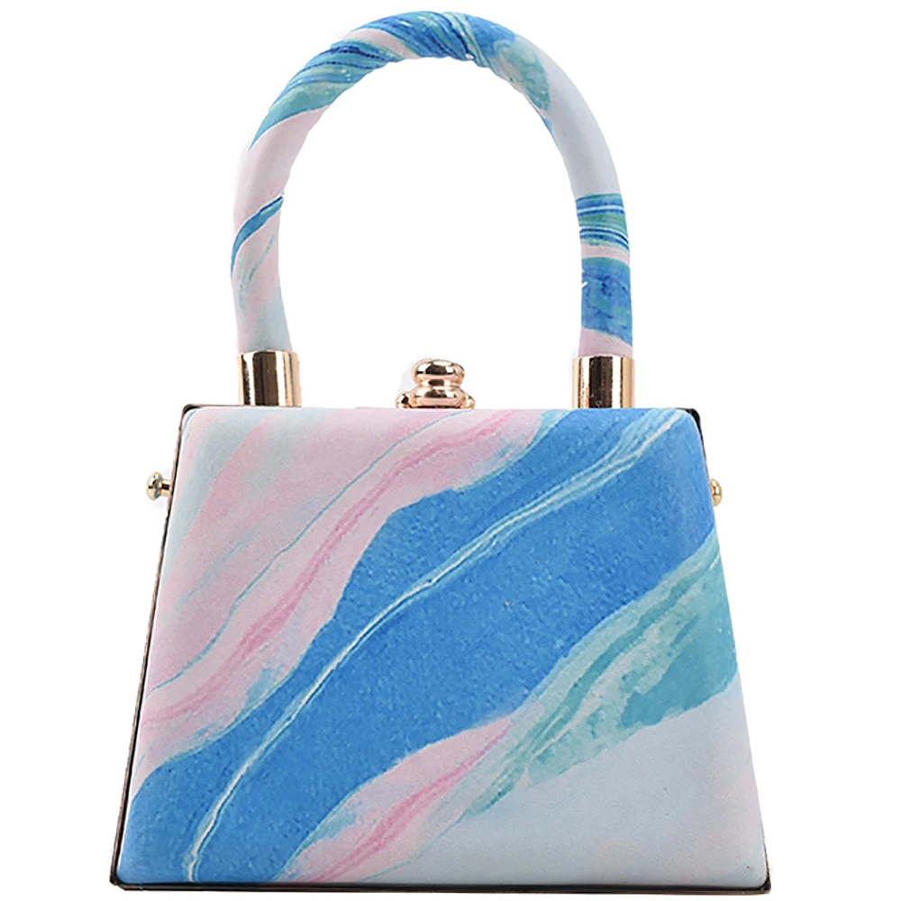 Female Mini Pillow Shaped Handbags Women Crossbody Bag Brand Shoulder Bags For Ladies Summer Printed Landscape Colorful Bag 2021