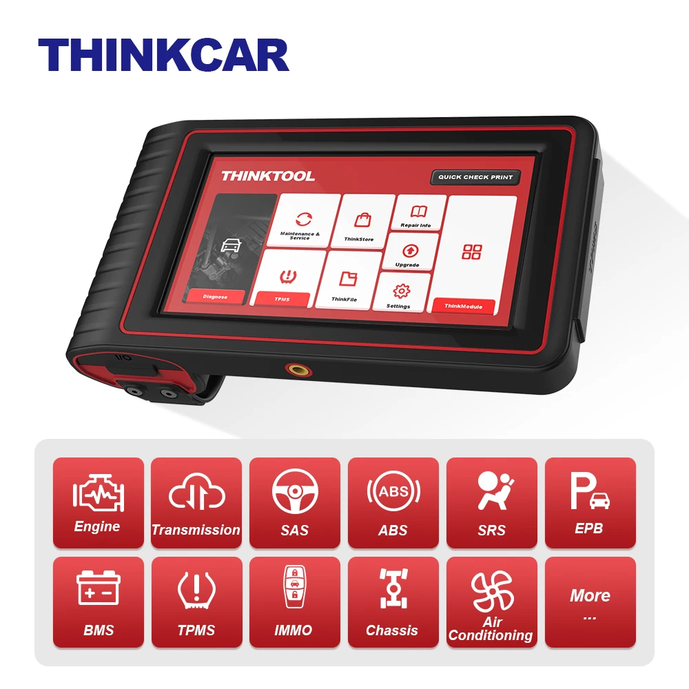 US $805.38 THINKTOOL OBD2 Diagnostic Tool Professional OBD2 Scanner Automotive TPMS Program ECU Coding 30 Reset OBDII Code Reader For Car