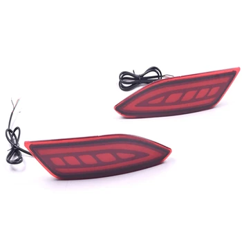 

DHBH-LED Rear Bumper Light Reflector Fog Lamp Brake Light Turning Signal Light for Honda HRV HR-V 2015-2018