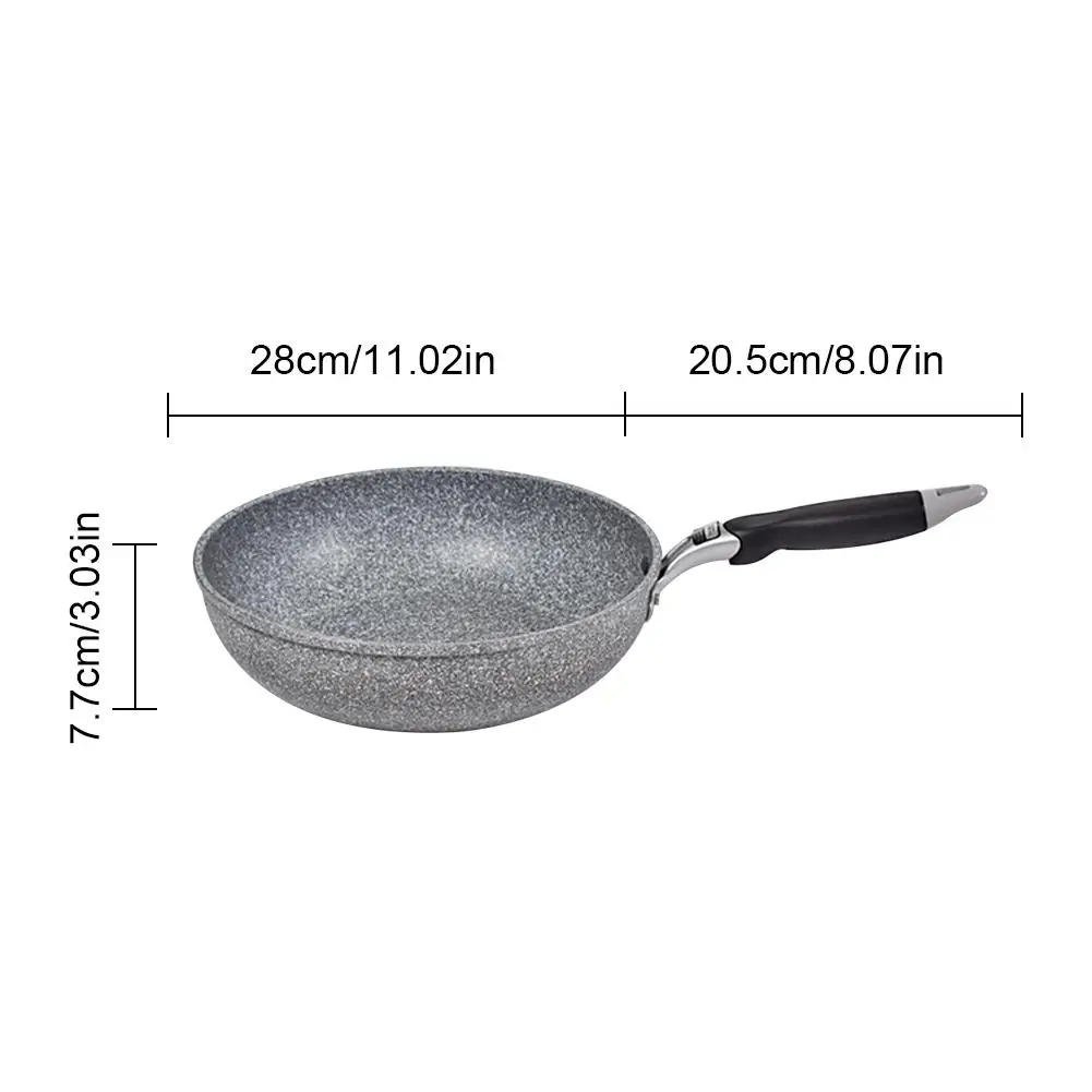 Medical Stone Pan Set Japanese Style forged Aluminum Non-Stick 20CM Small Frying  Pan 26CM 28CM Large Deep Frying Pan Ceramic Coating Easy Clean for  Induction Cooker Gas Stove 