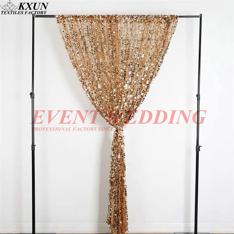 

9MM Thick Sequin Backdrop Curtain Stage Background Photo Booth Wedding Event Party Decoration