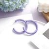 2022 Korea Purple Geometric Pendant Earrings Multiple Drop Earrings Unique Design Flowers Butterfly Heart Acrylic Dangle Earring ► Photo 3/6