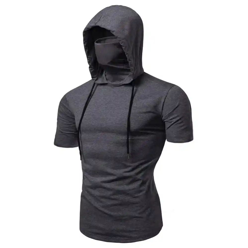 plus size short sleeve zip hoodie